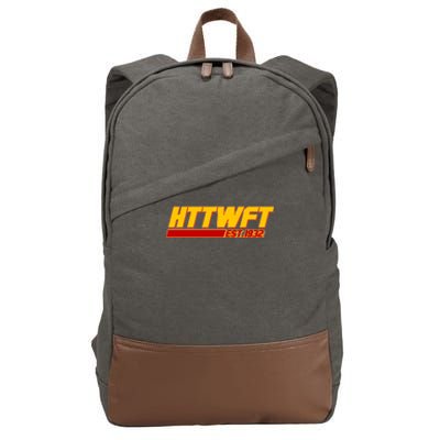 HTTWFT Hail To The Washington Football Team Est 1932 Cotton Canvas Backpack