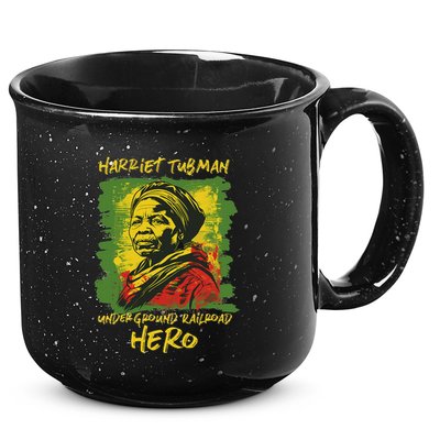 Harriet Tubman Underground Railroad Hero Black History 15oz Campfire Ceramic Mug