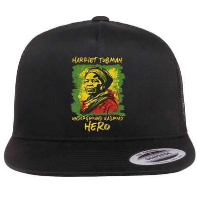 Harriet Tubman Underground Railroad Hero Black History Flatbill Hat