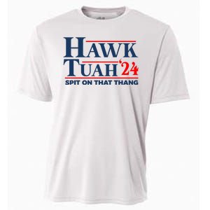 Hawk Tuah Utah Funny Girl Spit On That Thang Cooling Performance Crew T-Shirt