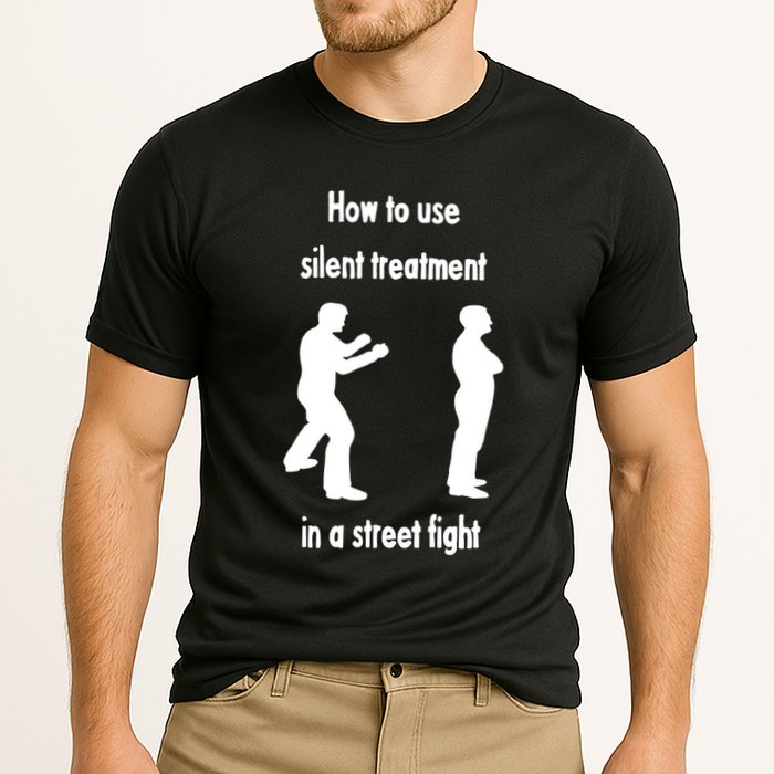 How To Use Silent Treatment In Street Fight Cooling Performance Crew T-Shirt
