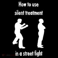 How To Use Silent Treatment In Street Fight Tall T-Shirt