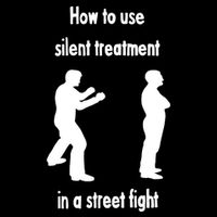 How To Use Silent Treatment In Street Fight Drawstring Bag