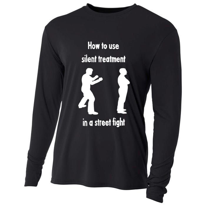 How To Use Silent Treatment In Street Fight Cooling Performance Long Sleeve Crew