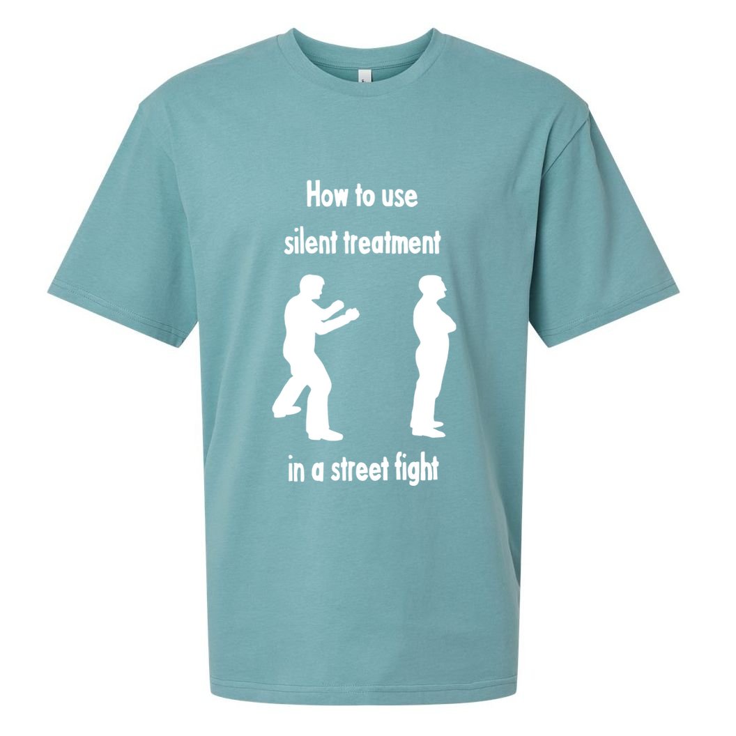 How To Use Silent Treatment In Street Fight Sueded Cloud Jersey T-Shirt