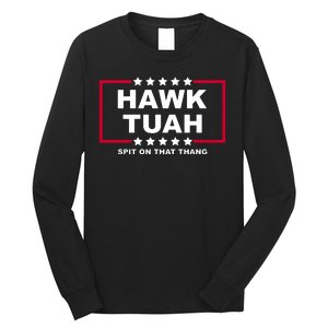 Hawk Tuah Utah Girl Funny Spit On That Thang Long Sleeve Shirt