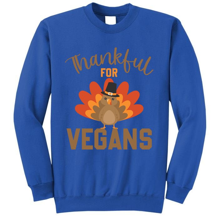 Happy Thanks Vegan Thankful For Vegans Gift Sweatshirt