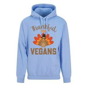 Happy Thanks Vegan Thankful For Vegans Gift Unisex Surf Hoodie