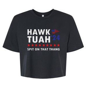 Hawk Tush Viral Election Parody Bella+Canvas Jersey Crop Tee