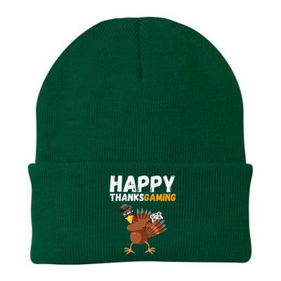 Happy Thanksgiving Video Game Dabbing Turkey Pilgrim Knit Cap Winter Beanie