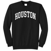 Houston Texas Vintage Distressed Worn Design Tall Sweatshirt