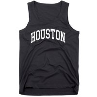 Houston Texas Vintage Distressed Worn Design Tank Top