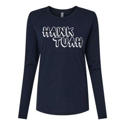 Hack Tuah Viral Womens Cotton Relaxed Long Sleeve T-Shirt