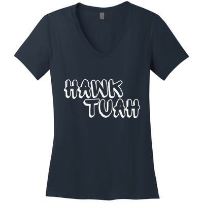 Hack Tuah Viral Women's V-Neck T-Shirt