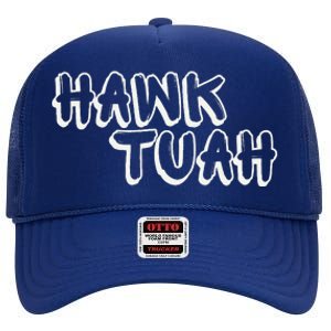 Hack Tuah Viral High Crown Mesh Back Trucker Hat