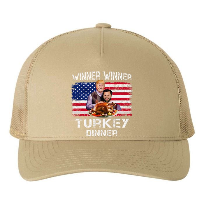 Humor Trump Vance Winner Winner Turkey Dinner Thanksgiving Yupoong Adult 5-Panel Trucker Hat