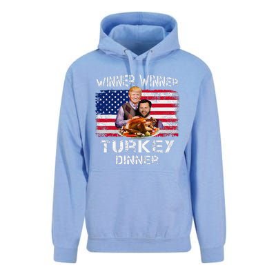 Humor Trump Vance Winner Winner Turkey Dinner Thanksgiving Unisex Surf Hoodie