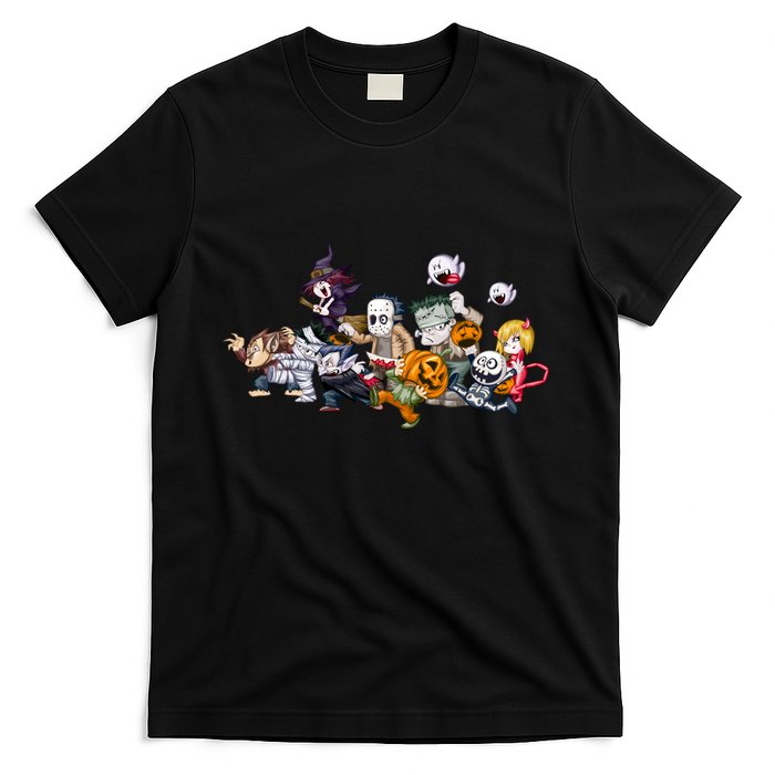 Halloween Team Villains Monster Crew T-Shirt