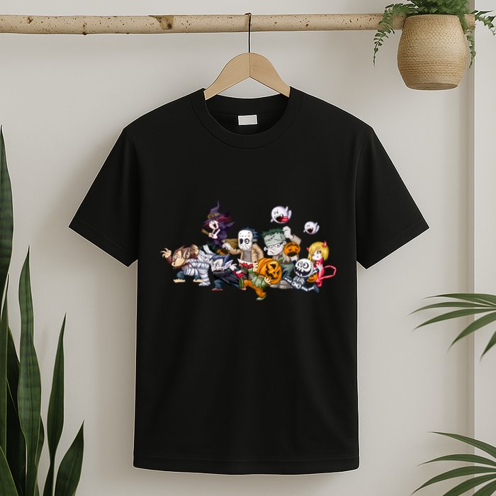 Halloween Team Villains Monster Crew T-Shirt