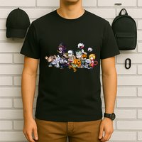 Halloween Team Villains Monster Crew T-Shirt