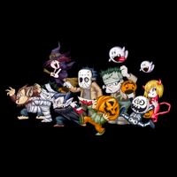 Halloween Team Villains Monster Crew T-Shirt