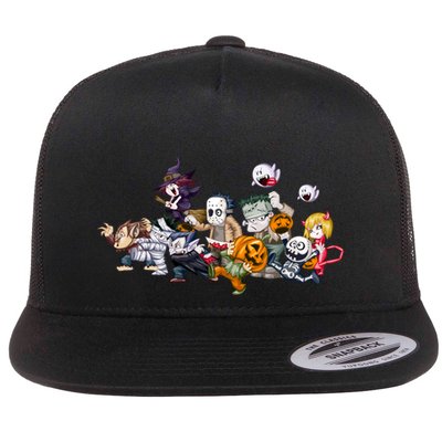 Halloween Team Villains Monster Crew Flatbill Hat