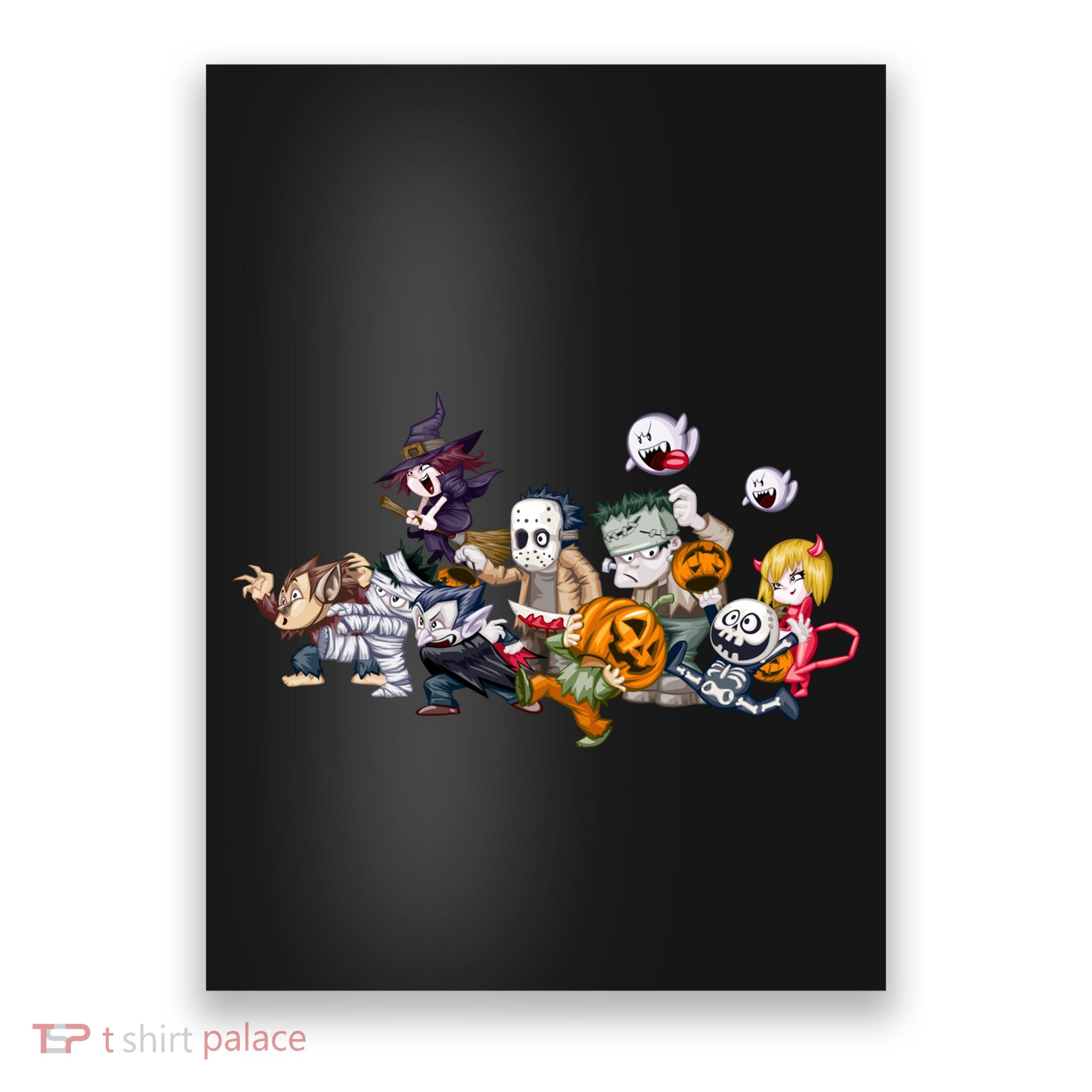 Halloween Team Villains Monster Crew Poster