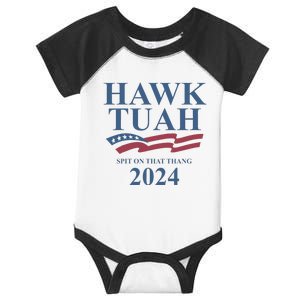 Hawk Tush Viral Election Parody Design Infant Baby Jersey Bodysuit