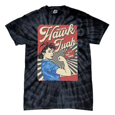 Hawk Tuah Viral Spit On That Thing Tie-Dye T-Shirt