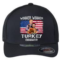 Humor Trump Vance Winner Winner Turkey Dinner Thanksgiving Flexfit Unipanel Trucker Cap