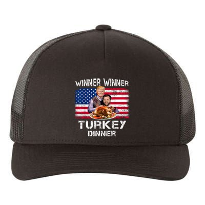 Humor Trump Vance Winner Winner Turkey Dinner Thanksgiving Yupoong Adult 5-Panel Trucker Hat