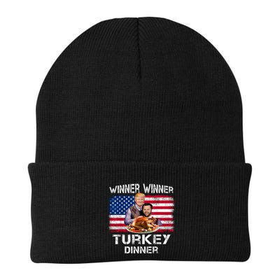 Humor Trump Vance Winner Winner Turkey Dinner Thanksgiving Beanie