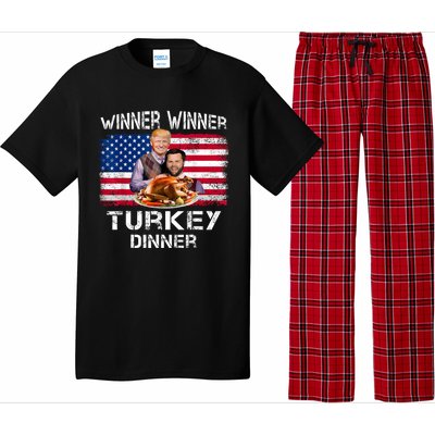 Humor Trump Vance Winner Winner Turkey Dinner Thanksgiving Pajama Set