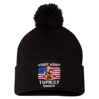 Humor Trump Vance Winner Winner Turkey Dinner Thanksgiving Pom Pom 12in Knit Beanie