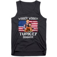 Humor Trump Vance Winner Winner Turkey Dinner Thanksgiving Tank Top