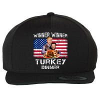 Humor Trump Vance Winner Winner Turkey Dinner Thanksgiving Wool Snapback Cap