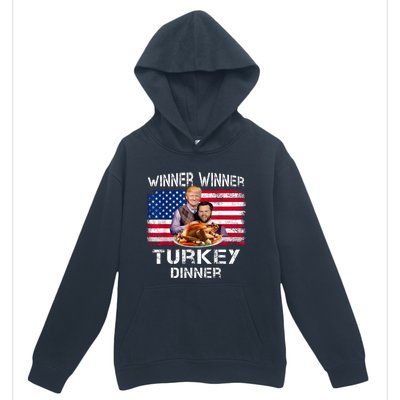 Humor Trump Vance Winner Winner Turkey Dinner Thanksgiving Urban Pullover Hoodie