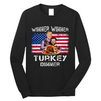 Humor Trump Vance Winner Winner Turkey Dinner Thanksgiving Long Sleeve Shirt