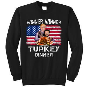 Humor Trump Vance Winner Winner Turkey Dinner Thanksgiving Sweatshirt