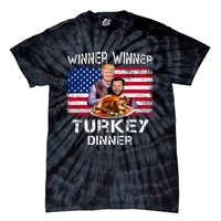 Humor Trump Vance Winner Winner Turkey Dinner Thanksgiving Tie-Dye T-Shirt