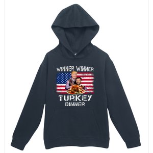 Humor Trump Vance Winner Winner Turkey Dinner Thanksgiving Urban Pullover Hoodie