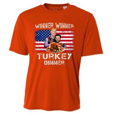 Humor Trump Vance Winner Winner Turkey Dinner Cooling Performance Crew T-Shirt