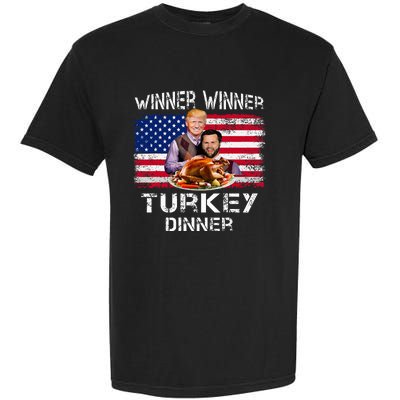 Humor Trump Vance Winner Winner Turkey Dinner Garment-Dyed Heavyweight T-Shirt