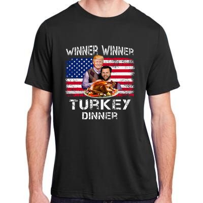 Humor Trump Vance Winner Winner Turkey Dinner Adult ChromaSoft Performance T-Shirt