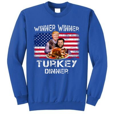 Humor Trump Vance Winner Winner Turkey Dinner Sweatshirt