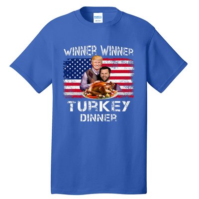 Humor Trump Vance Winner Winner Turkey Dinner Tall T-Shirt