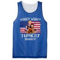 Humor Trump Vance Winner Winner Turkey Dinner Mesh Reversible Basketball Jersey Tank