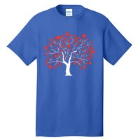 Heart Tree Valentines Day Cute Nature Love Great Gift Tall T-Shirt