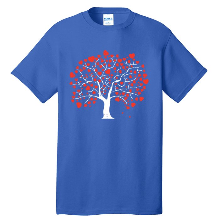 Heart Tree Valentines Day Cute Nature Love Great Gift Tall T-Shirt