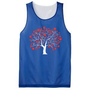 Heart Tree Valentines Day Cute Nature Love Great Gift Mesh Reversible Basketball Jersey Tank